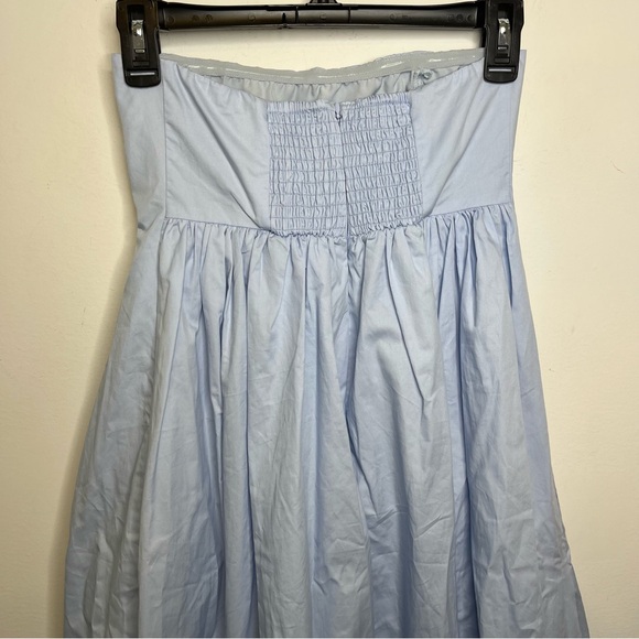 Anthropologie Mare Mare Strapless Cut-Out Hearts A-Line Midi Dress XS - Picture 6 of 9